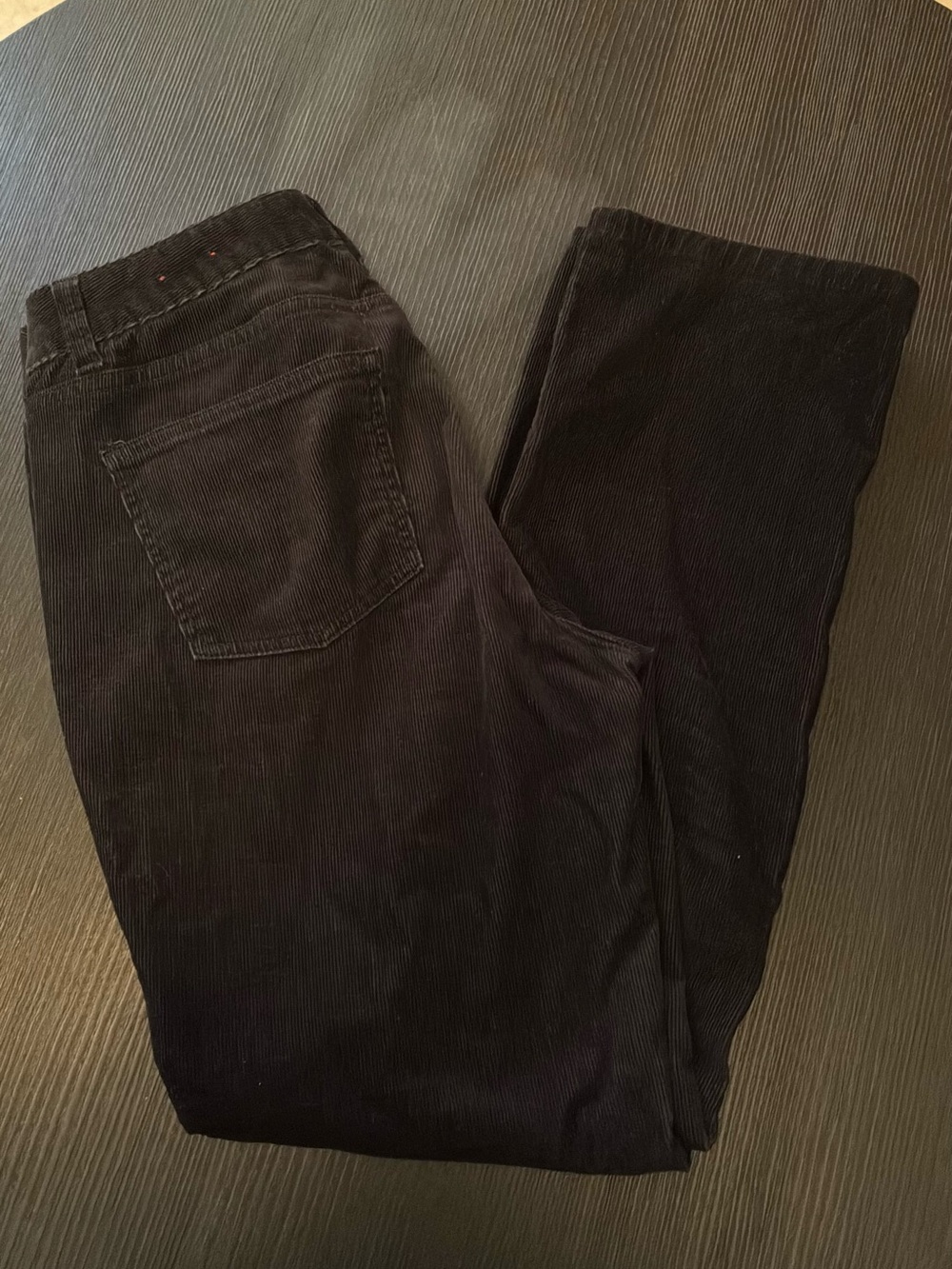 Talbots Black Corduroy Curvy Pants